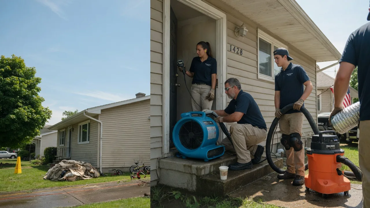 Water Damage Restoration in Bellefontaine, OH near me